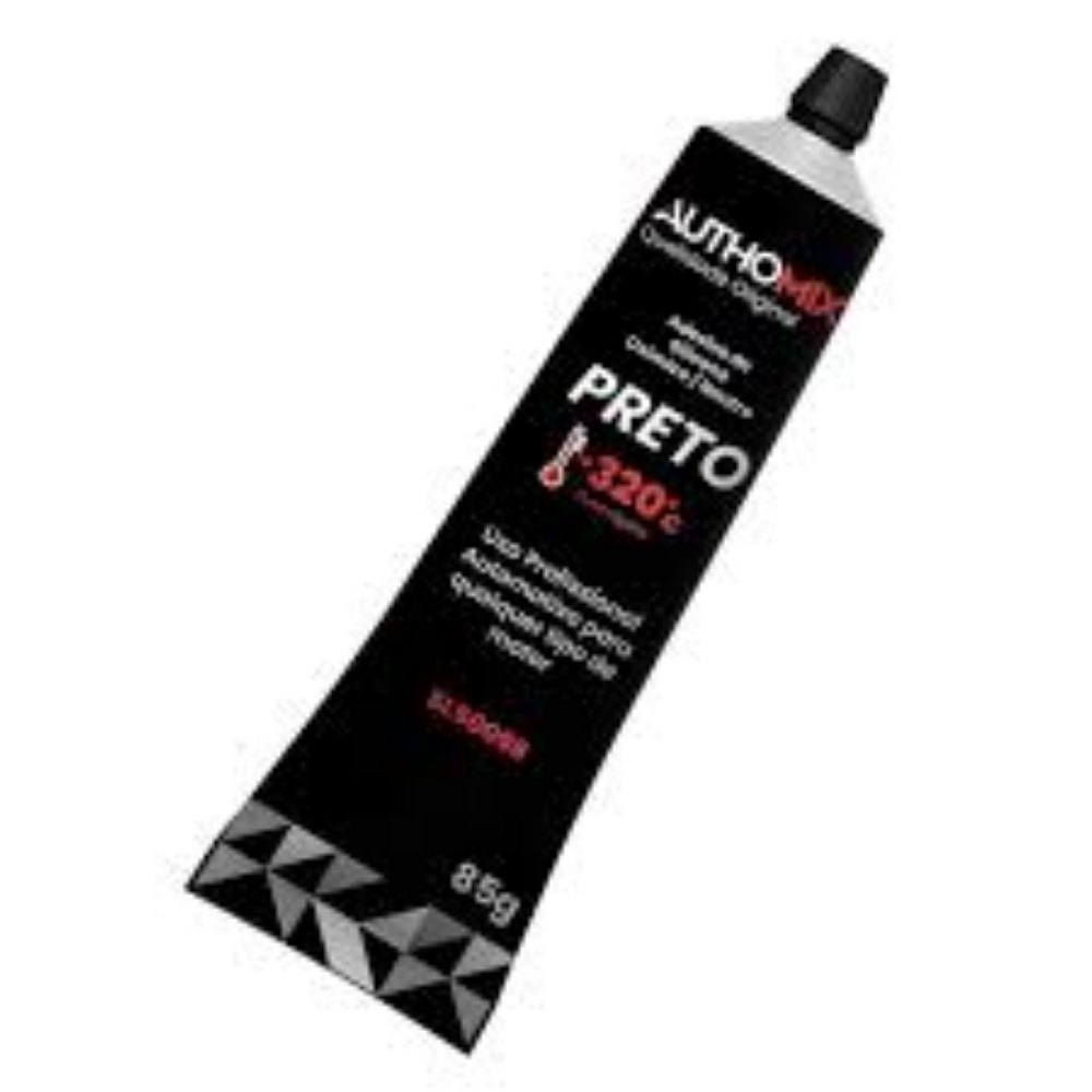 SILICONE PRETO ALTAS TEMPERATURAS 598