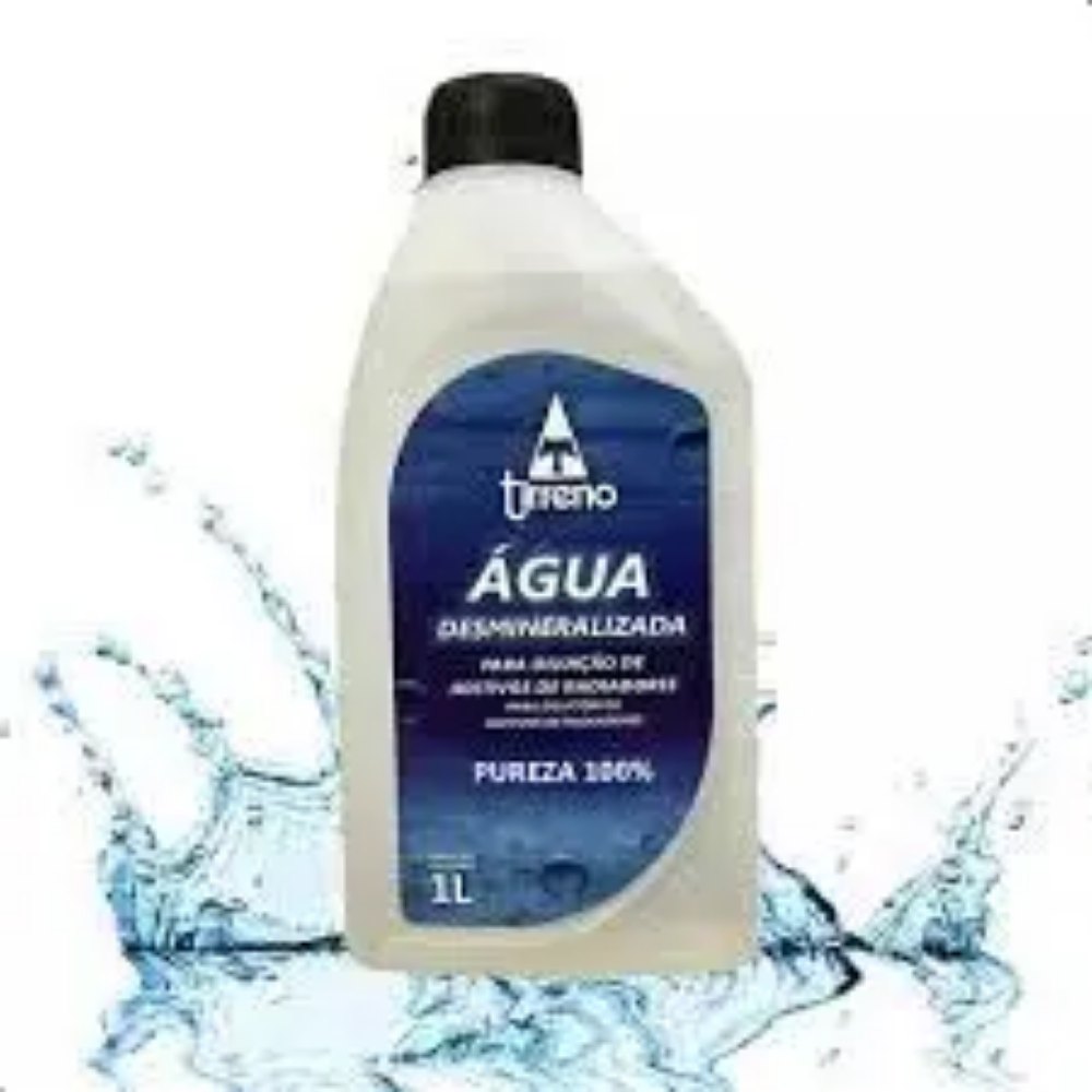 ÁGUA DESMINERALIZADA 100% PURA